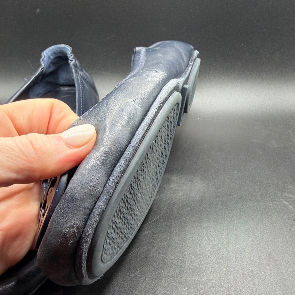 Tory Burch Navy Flats 8.5 - Picture 12 of 13